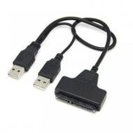 Перехідник USB SATA II/III для SSD та HDD дисків 2.5 Чорний (A-USB/SATA)