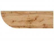 Полка DC радиусная R 600x300x16 мм дуб тахо