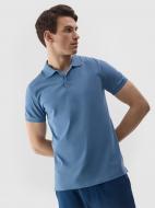 Поло 4F POLO SHIRT M129 4FWSS24TPTSM129-32S р.2XL блакитний