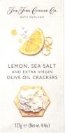 Крекер The Fine Cheese Co з лимоном, морською сіллю та оливковою олією 125 г