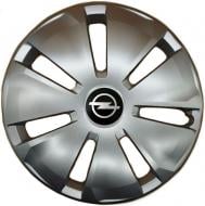Ковпак для коліс SJS Opel 433 R16" 4 шт. срібний (106626)