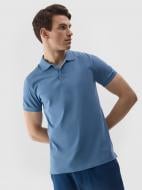 Поло 4F POLO SHIRT M129 4FWSS24TPTSM129-32S р.3XL блакитний