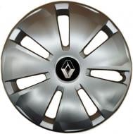Колпак для колес SJS Renault 433 R16" 4 шт. серебряный (106628)