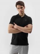 Поло 4F POLO SHIRT M129 4FWSS24TPTSM129-20S р.S черный