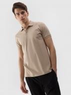 Поло 4F POLO SHIRT M129 4FWSS24TPTSM129-83S р.2XL бежевый