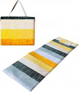 Килимок-сумка Mega Foam Holiday на блискавці Літній візерунок 1048-sun 163x52 см жовто-сірий