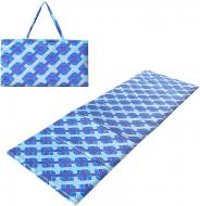 Коврик-сумка Mega Foam Relax на липучке Синий узор 1024-bl 185x61 см сине-голубой
