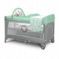 Манеж-кровать Lionelo LO-FLOWER GREEN TURQUOISE