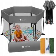 Манеж детский Lionelo LO-ROEL PLUS GREY MULTICOLOR