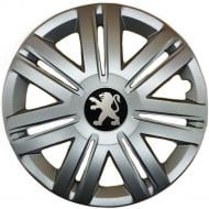 Колпак для колес SJS Peugeot 203 R14" 4 шт. серебряный (106663)