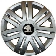 Колпак для колес SJS Skoda 203 R14" 4 шт. серебряный (106664)