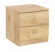 Тумба прикроватная Компанит ПКТ-5 New 400x404x400 мм дуб крафт золотой/дуб крафт золотой