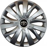Колпак для колес SJS Toyota 228 R14" 4 шт. серебряный (106846)