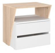 Тумба прикроватная Компанит ПКТ-13 502x504x404 мм дуб сонома/нимфея альба Тумба прикроватная Компанит ПКТ-13 502x504x404 мм дуб сонома/нимфея альба