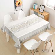 Скатерть STS5887-1 137x200 см белый Dariana Скатерть STS5887-1 137x200 см белый Dariana