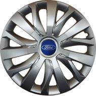 Колпак для колес SJS Ford 228 R14" 4 шт. серебряный (106862)