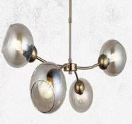 ВИТРИНА! Люстра подвесная Focus Light KOSS 4х60Вт 4x60 Вт Е27 бронзовый 3378/4