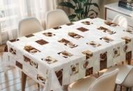 Скатерть Прованс Bloom PW363-R1455-1-2 100x137 см белый Dariana