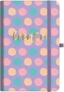 Блокнот Polka dot з гумкою 136х207 мм O20812-33 Optima