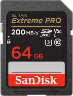 Карта памяти SanDisk SD 64 ГБ UHS-I Class 3 (U3) (SDSDXXU-064G-GN4IN) Extreme Pro V30