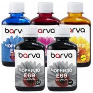 Комплект чернил Barva для Epson T69 5x180 мл пигментные (E69-180-2MP) black/ grey/ cyan/ magenta/ yellow