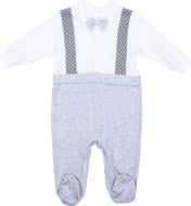 Комбинезон для мальчика Bambinelli с бабочкой р.56 белый с серым 0210