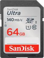 Карта памяти SanDisk SD 64 ГБ UHS-I (SDSDUNB-064G-GN6IN) Ultra