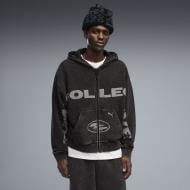 Джемпер Puma SPC Boxy Washed Full Zip Graphic Hoodie TR 63873001 р.M черный