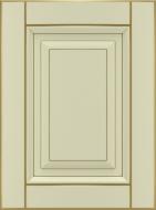 Фасад для кухни Грейд-Плюс Ваниль патинированная золотом №384 533x396 Паюта