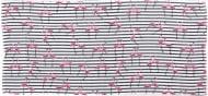 Полотенце пляжное GM Textile вафельное Фламинго 70x150 см мульти