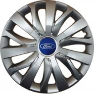 Колпак для колес SJS Ford 345 R15" 4 шт. серебряный (106914)