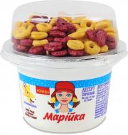 Сыр Чудо 5% Ваниль 140г + злаковые кольца со вкусами клубники и банана 15г Машенька ст 155г