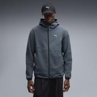 Джемпер Puma PUMATECH Polarfleece Full-Zip Hoodie 69429137 р.S голубой