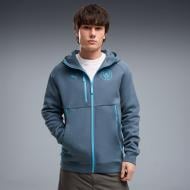 Джемпер Puma MCFC PUMATECH FZ Hoodie 78626426 р.S голубой