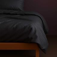 Підковдра Boston Iron Grey Stripe 200x220 см темно-сірий U-tek