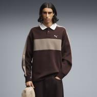Джемпер Puma T7 Relaxed Polo Crew Neck 63672833 р.S коричневый