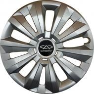 Колпак для колес SJS Chery 346 R15" 4 шт. серебряный (106937)