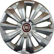 Колпак для колес SJS Fiat 346 R15" 4 шт. серебряный (106943)