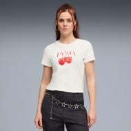 Футболка Puma GRAPHICS Cherry Tee 69191102 р.L белый