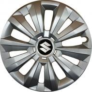Колпак для колес SJS Suzuki 346 R15" 4 шт. серебряный (106959)