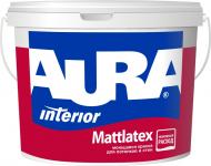 Краска акрилатная водоэмульсионная Aura® Mattlatex TR глубокий мат база под тонировку 0,9 л Краска акрилатная водоэмульсионная Aura® Mattlatex TR глубокий мат база под тонировку 0,9 л