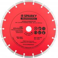Диск алмазний відрізний Sparky 230x2,5x22,2 тротуарна плитка цегла камінь Диск алмазний відрізний Sparky 230x2,5x22,2 тротуарна плитка цегла камінь
