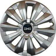 Колпак для колес SJS Dacia NEW 346 R15" 4 шт. серебряный (107389)