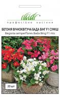 Насіння Професійне насіння бегонія Бада Бінг F1 суміш 20 шт. (4823058204062)