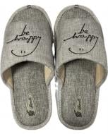 Тапки домашние Gemelli Смайлик р.38 бежевый