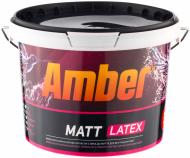 Краска латексная водоэмульсионная Amber Matt Latex мат белый 3 л