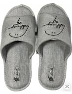 Тапки домашние Gemelli Смайлик р.37 серый
