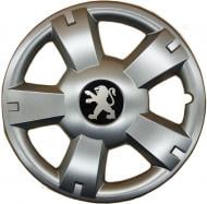Колпак для колес SJS Peugeot 201 R14" 4 шт. серебряный (090492)