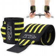 Боксерські бинти 4fizjo (кистьові) Wrist Wraps Black/Yellow 42 см P-5907739311061