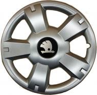Колпак для колес SJS Skoda 201 R14" 4 шт. серебряный (090494)